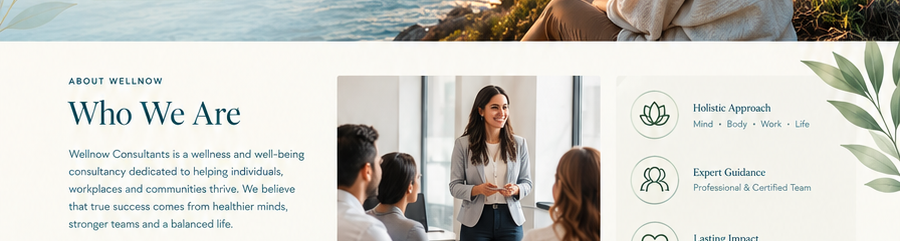 Who We Are — Wellnow Consultants